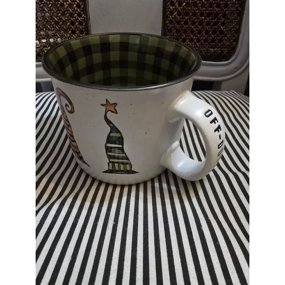 Cobwebs & Cauldrons Witch Hat Whimsical Halloween Coffee Mug Homegoods